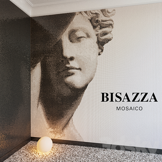 BISAZZA _ ENDIMIONE WALL _ Mosaico 3DSMax File - thumbnail 1