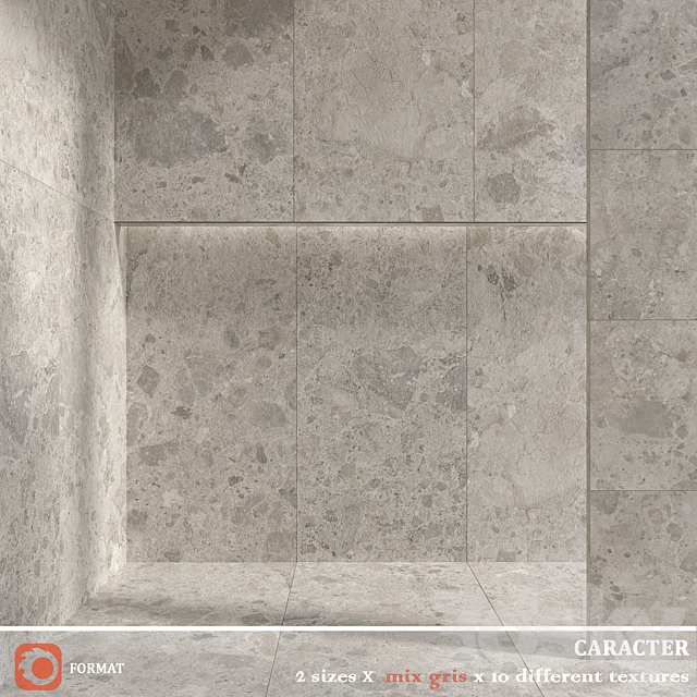 CARACTER MIX tiles 3ds Max - thumbnail 3