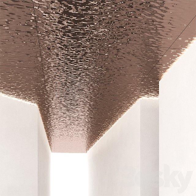 Ceiling with water ripples 3DS Max Model - thumbnail 2