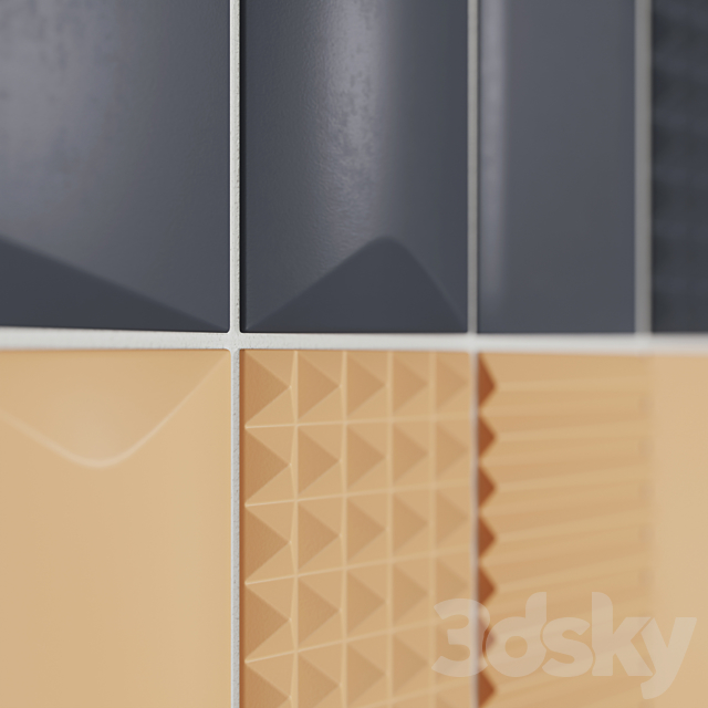 Ceramic tile 41zero42 BISCUIT 3DS Max Model - thumbnail 3