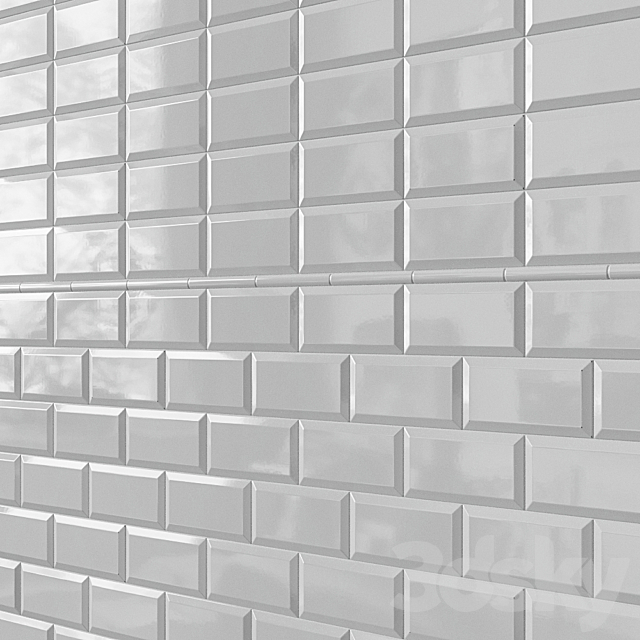 Ceramic tile Adex Neri _ Adex Neri _ Biselado PB 3DS Max Model - thumbnail 3