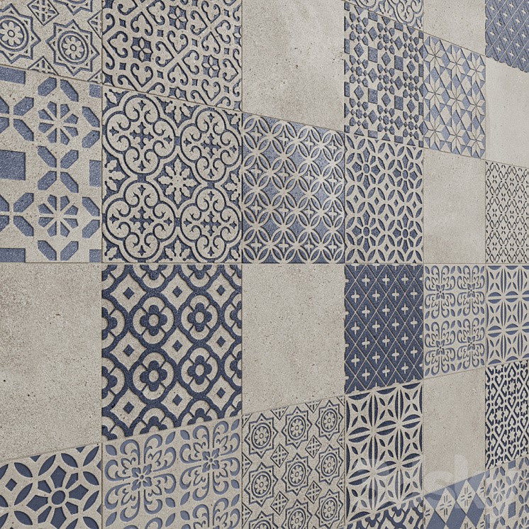 Ceramic tile Porcelanosa Marbella Bottega 3DS Max - thumbnail 2