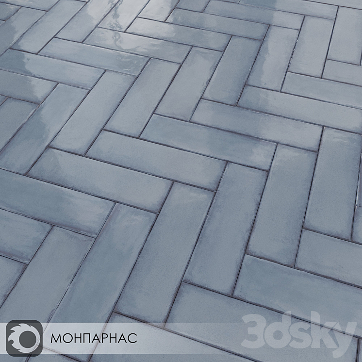 Ceramic Tiles Kerama Marazzi MONPARNACE 3DS Max Model - thumbnail 1