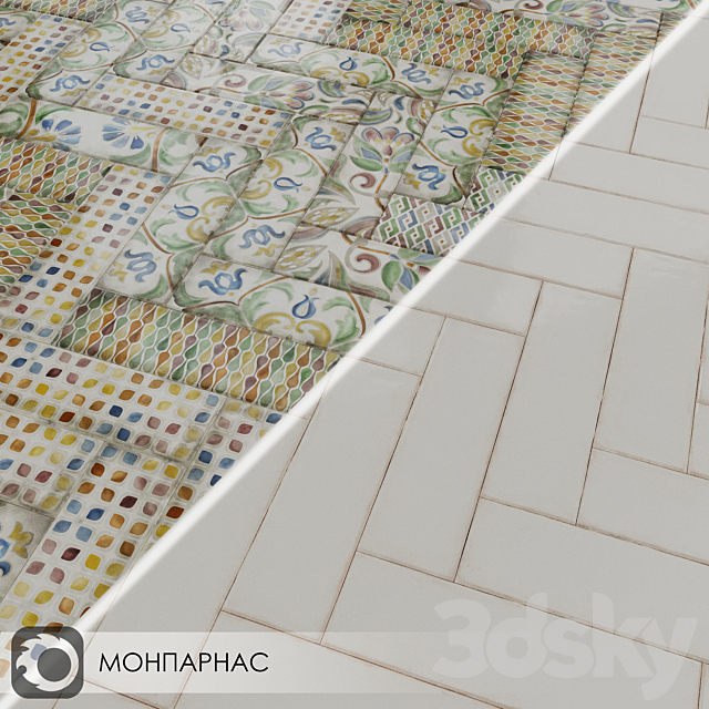 Ceramic Tiles Kerama Marazzi MONPARNACE 3DS Max Model - thumbnail 4