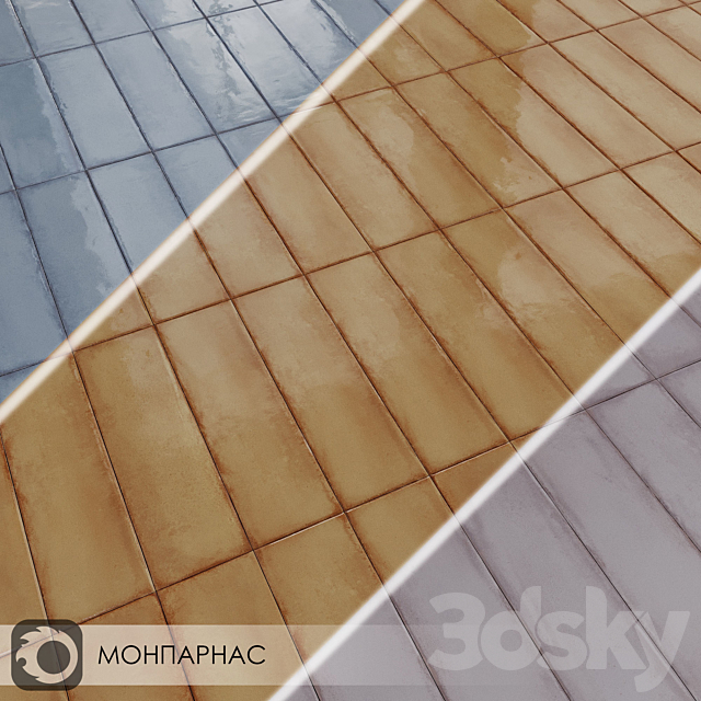 Ceramic Tiles Kerama Marazzi MONPARNACE 3DS Max Model - thumbnail 6