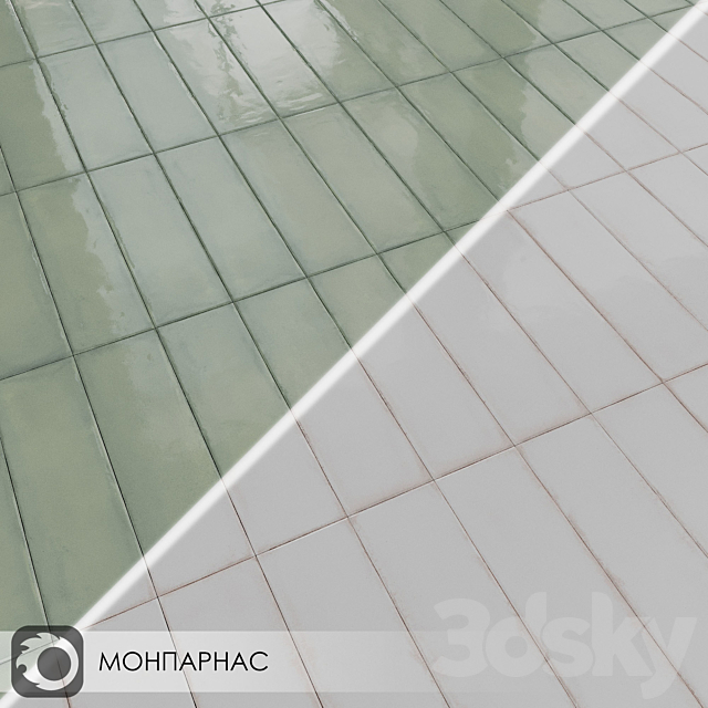 Ceramic Tiles Kerama Marazzi MONPARNACE 3DS Max Model - thumbnail 7