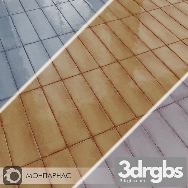 Ceramic Tiles Kerama Marazzi MONPARNACE 3dsmax Download - thumbnail 1