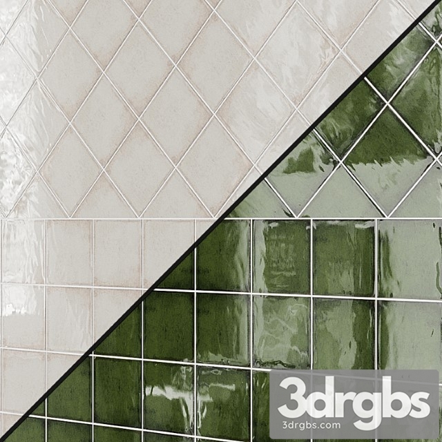 Ceramic wall tile cifre alchimia 15×15 3dsmax Download - thumbnail 1