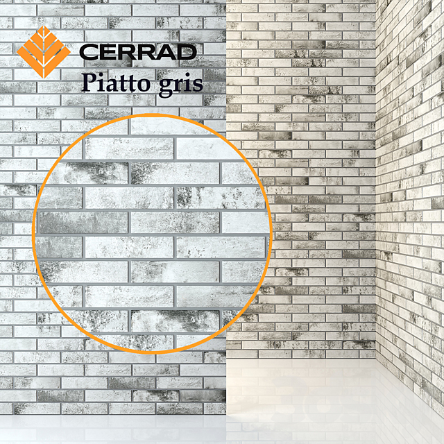 Cerrad Piatto gris tiles 3ds Max - thumbnail 1