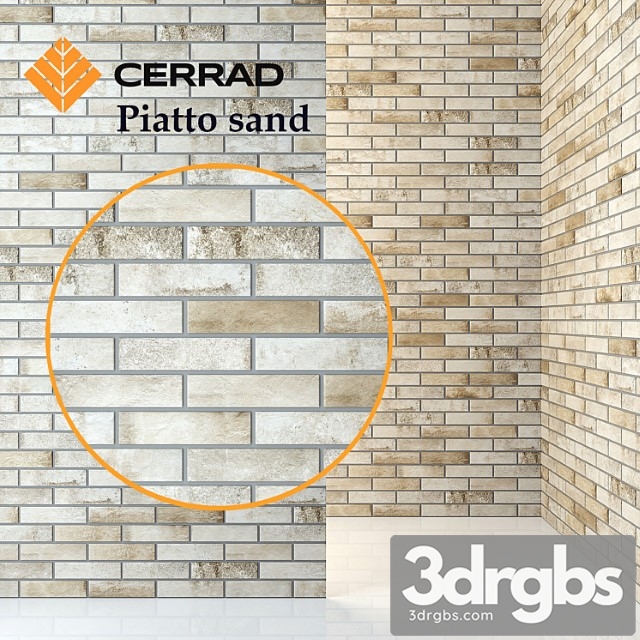 Cerrad piatto sand tiles 3dsmax Download - thumbnail 1