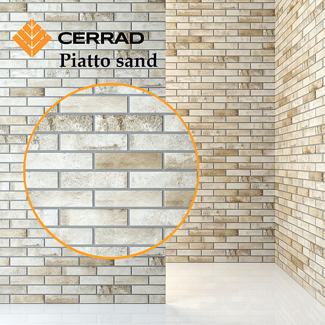 Cerrad Piatto sand tiles 3DSMax File - thumbnail 1