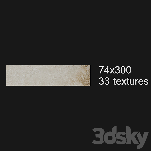 Cerrad Piatto sand tiles 3DSMax File - thumbnail 2