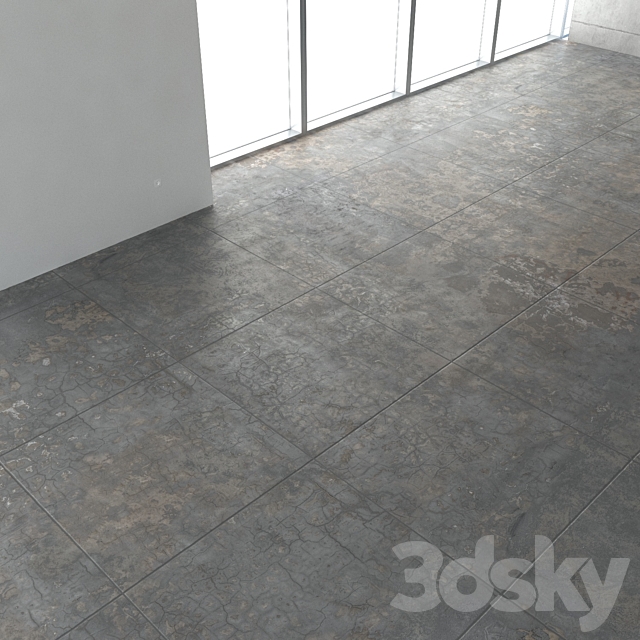 Concrete floor 42 3DS Max Model - thumbnail 3