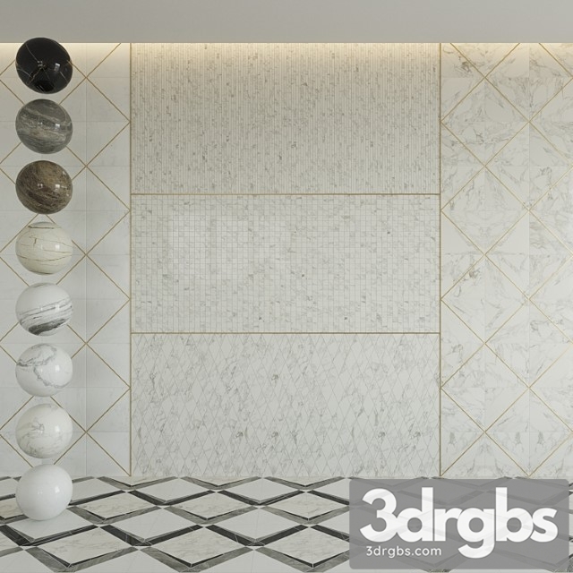 Decor charme deluxe italon geometry 3dsmax Download - thumbnail 1