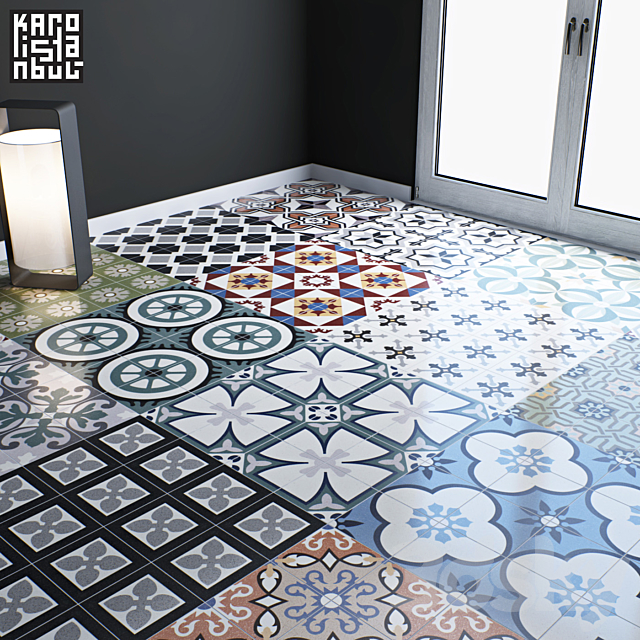 Decorative tile KARO 3DSMax File - thumbnail 2