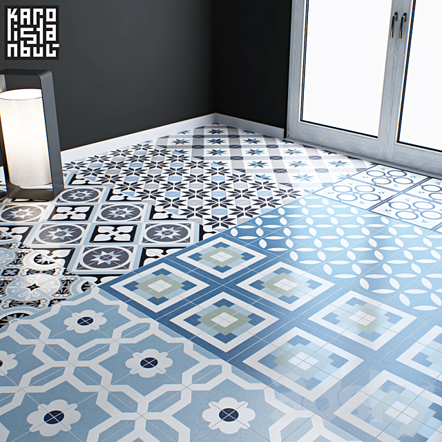 Decorative tile KARO 3DSMax File - thumbnail 3