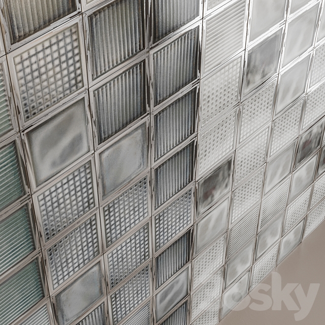 Diesel Glass Blocks by Iris Ceramica 3DS Max Model - thumbnail 3