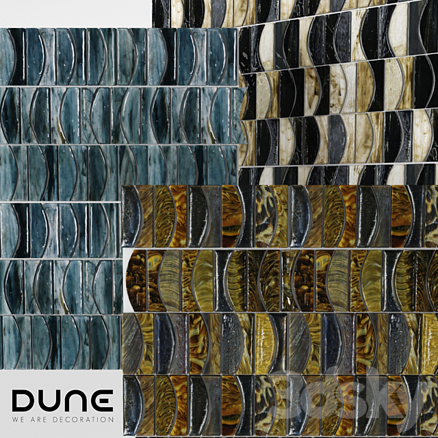 DUNA Mosaic (BLUES SALSA REGGAE) 3DS Max Model - thumbnail 2