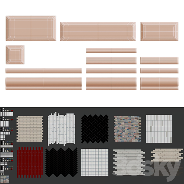 Equipe Metro tile 3DSMax File - thumbnail 7