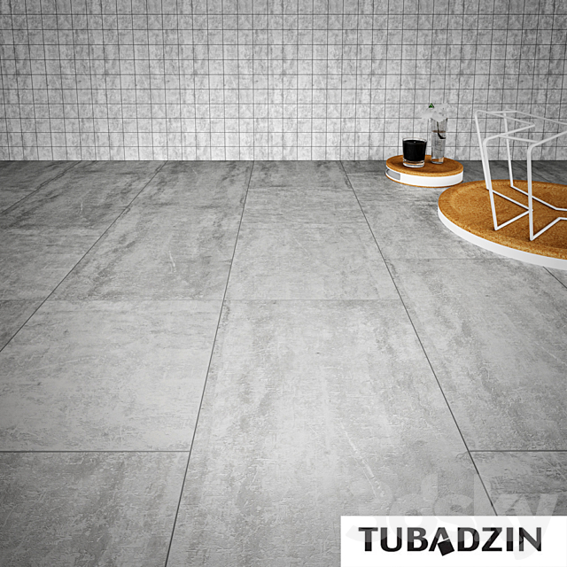 Factory TUBADZIN. articles CEMENT WORN and BERLIN TEMPELHOF 3DSMax File - thumbnail 1