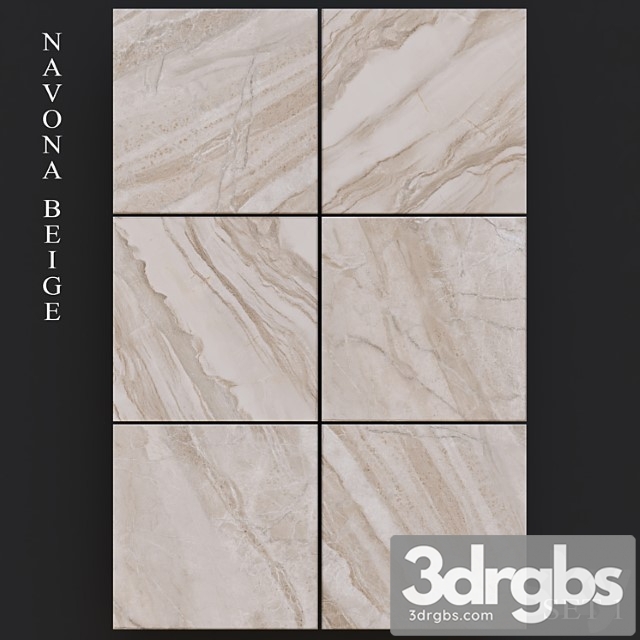 Fiore Navona Beige 600×600 Set 1 3dsmax Download - thumbnail 1