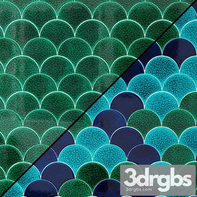 Fish Scale Tile 1 3dsmax Download - thumbnail 1