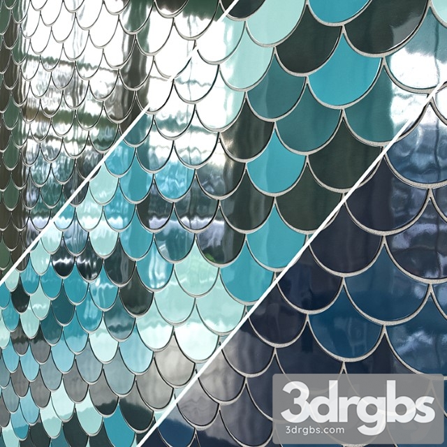 Fish tile 02 3dsmax Download - thumbnail 1