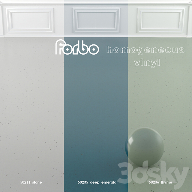 Forbo Sphera Homogeneous Vinyl: 6 3DS Max Model - thumbnail 3