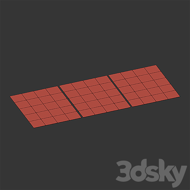 Fossil Tiles Refin 3DS Max Model - thumbnail 5