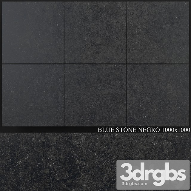 Grespania coverlam blue stone negro 1000×1000 3dsmax Download - thumbnail 1