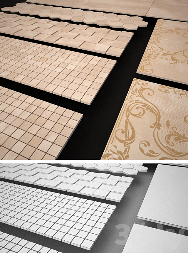 Italon Charme Evo Floor Onyx 3DS Max Model - thumbnail 3