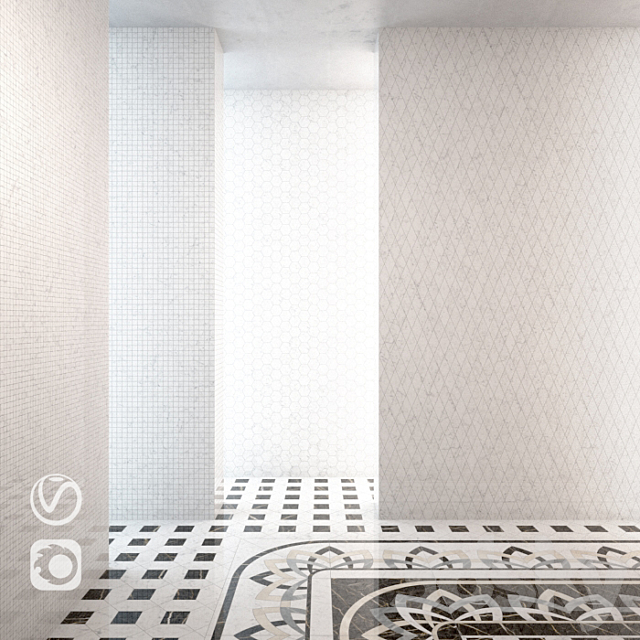 Italon Charme Extra Floor Carrara 3DSMax File - thumbnail 1