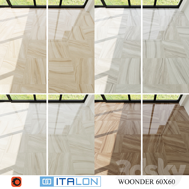 ITALON_WONDER 60×60 3DS Max Model - thumbnail 1