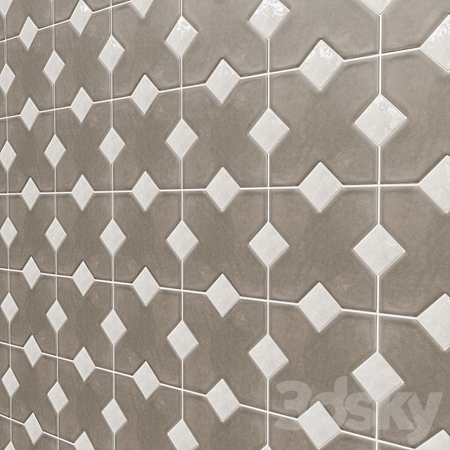 KASBAH Equipe Ceramicas tiles 3DS Max Model - thumbnail 4