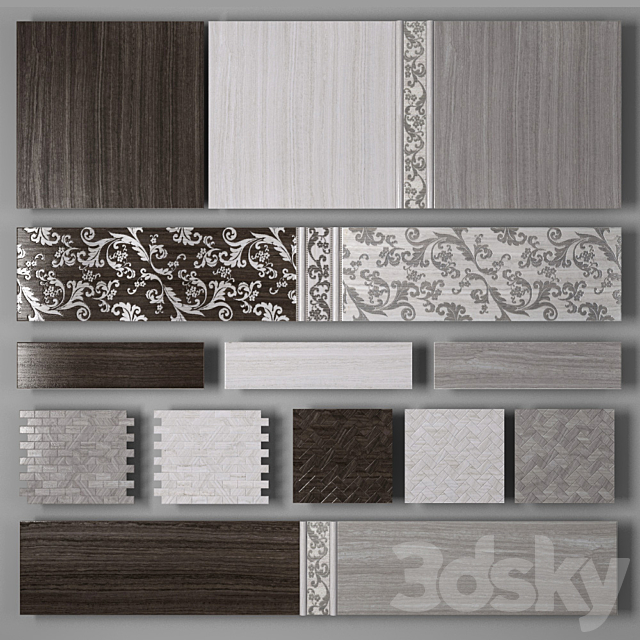 Kerama Marazzi Grassi Tiles 3DSMax File - thumbnail 1