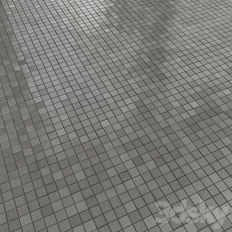 Kerama Marazzi MATRIX mosaic 3DS Max Model - thumbnail 3