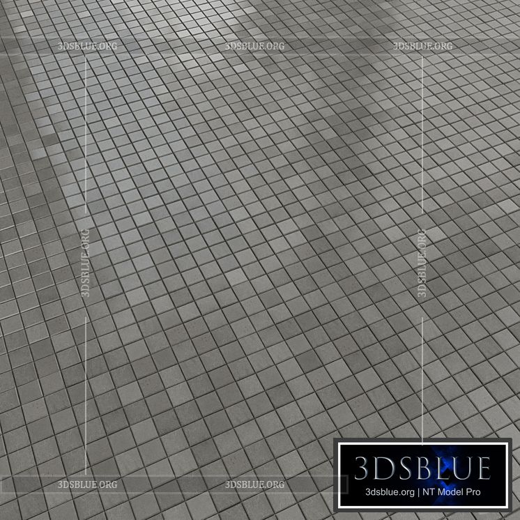 Kerama Marazzi MATRIX mosaic 3DS Max - thumbnail 3