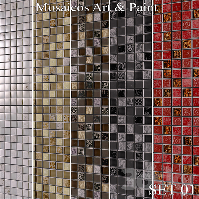 Keros Mosaicos Art & Paint 3DSMax File - thumbnail 1