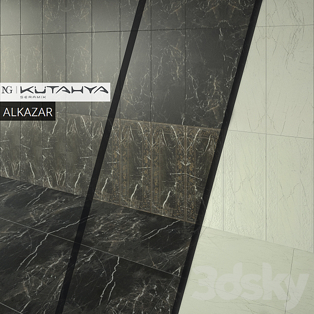 KUTAHYA SERAMIK ALKAZAR 3DS Max Model - thumbnail 2