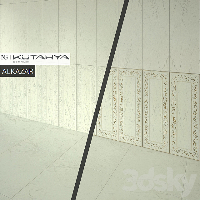 KUTAHYA SERAMIK ALKAZAR 3DS Max Model - thumbnail 3