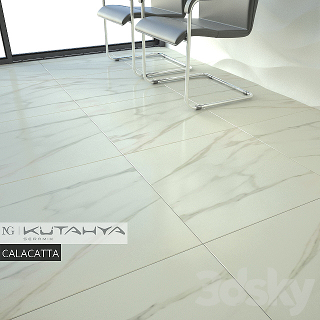 KUTAHYA SERAMIK CALACATTA 3DS Max Model - thumbnail 2