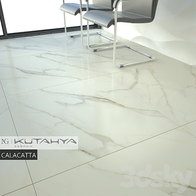 KUTAHYA SERAMIK CALACATTA 3DS Max Model - thumbnail 3