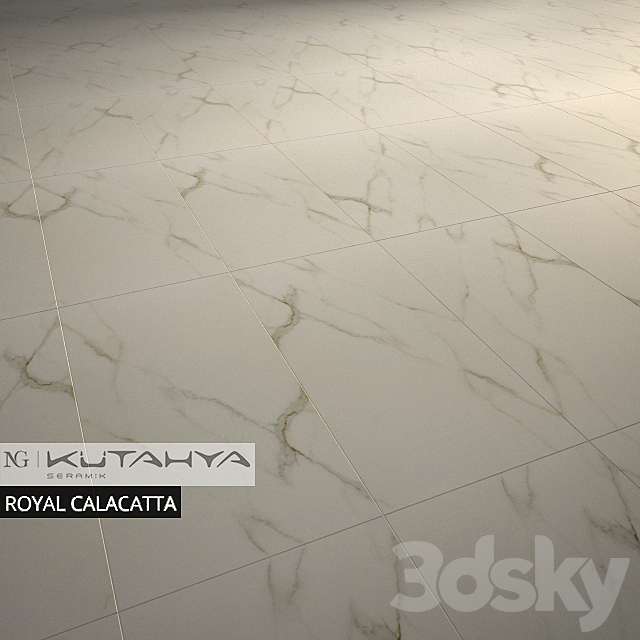 KUTAHYA SERAMIK ROYAL CALACATTA 3ds Max - thumbnail 1