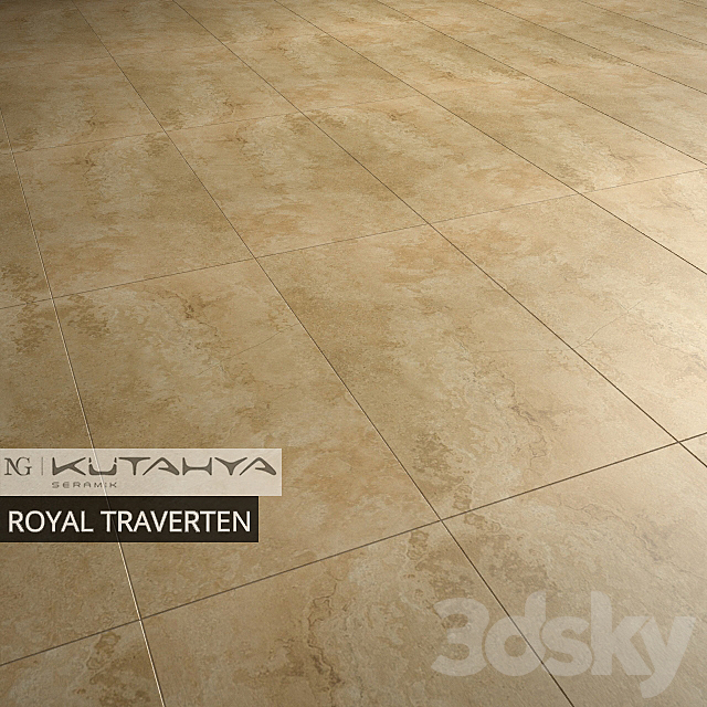 KUTAHYA SERAMIK ROYAL TRAVERTEN 3ds Max - thumbnail 1