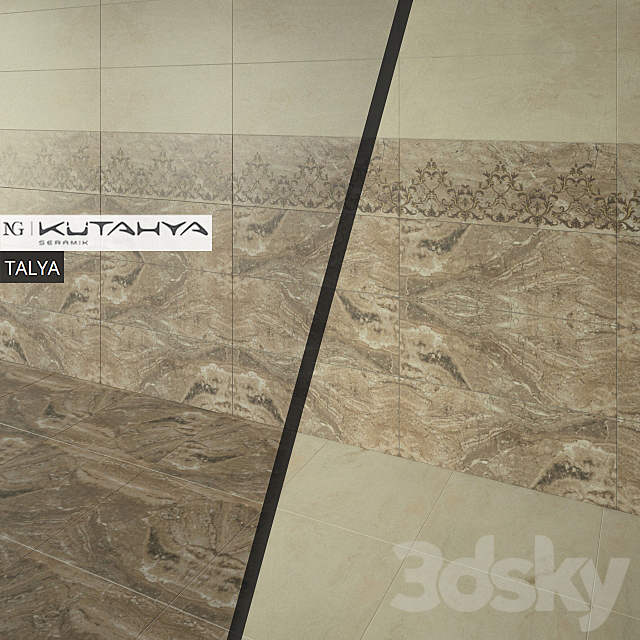 KUTAHYA SERAMIK TALYA 3ds Max - thumbnail 2