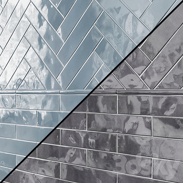 Manchester ceramic tile 3DSMax File - thumbnail 2