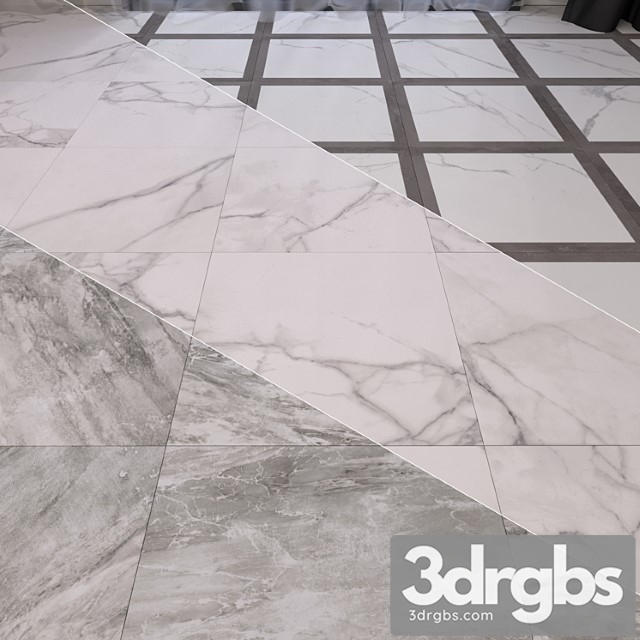 Marble floor set 2 3dsmax Download - thumbnail 1