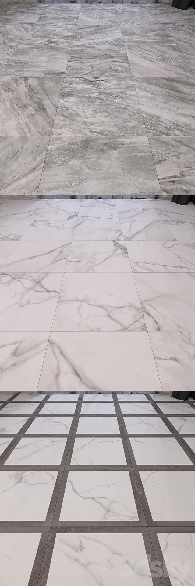 Marble Floor Set 2 3DSMax File - thumbnail 2