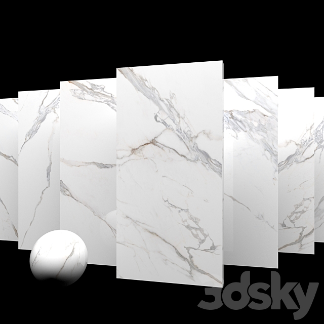 Marble Set Museum Kritios Set 1 3DS Max Model - thumbnail 4