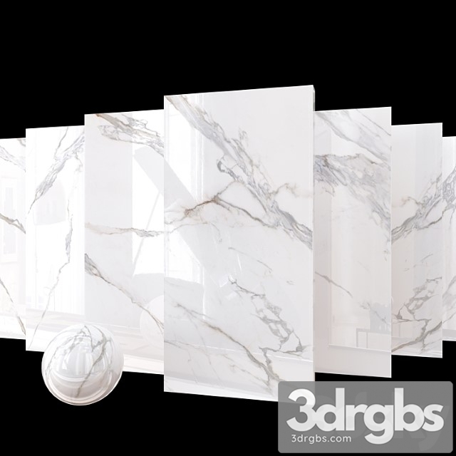 Marble set museum kritios set 1 3dsmax Download - thumbnail 1